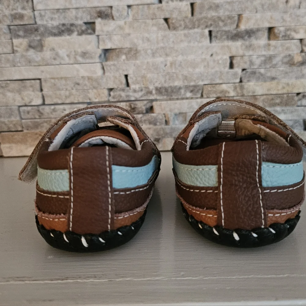 Pediped Baby Flexible Leather Josh Brown Shoes